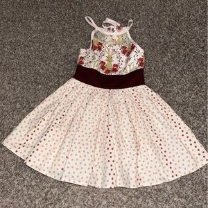 4T Dress with floral print